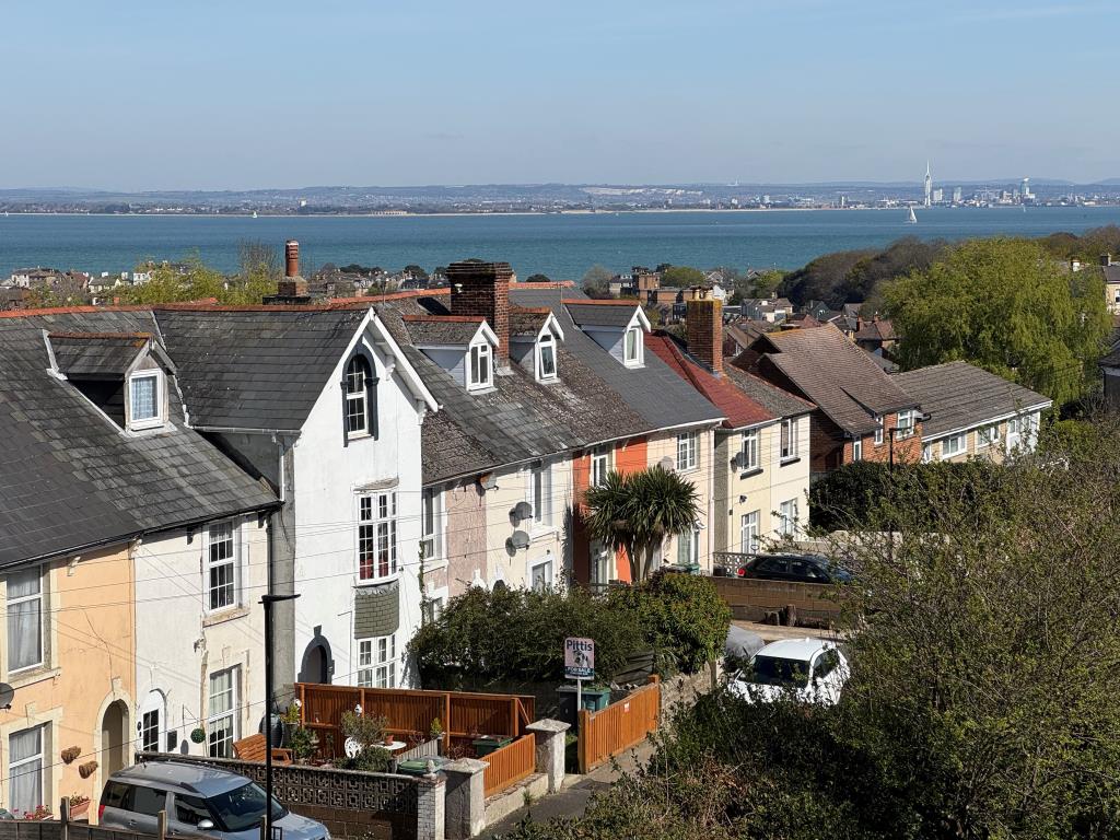 Lot: 23 - FREEHOLD BLOCK OF FIVE FLATS FOR INVESTMENT AND LARGE WORKSHOP/STORE WITH POTENTIAL - A View Shot From a Top Floor Flat